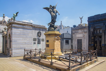 La Recoleta Cemetery. Buenos Aires, Argentina - January 28 2019. La Recoleta Cemetery (Spanish:...