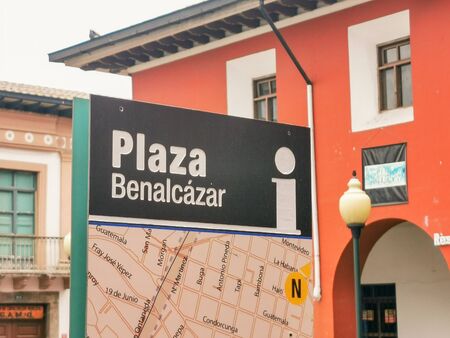 Quito, Ecuador, September 29, 2019: View of the historic centre of Quito, Ecuador. Proclaimed by the Unesco.のeditorial素材