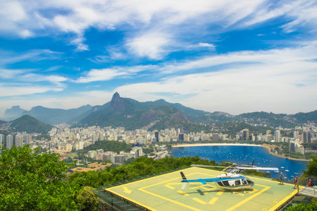 Rio De Janeiro, Brazil in the summer sun light.