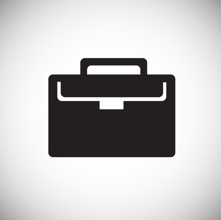 Briefcase on white background iconの写真素材