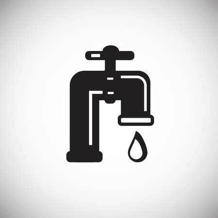 Oil valve icon on white backround iconのイラスト素材