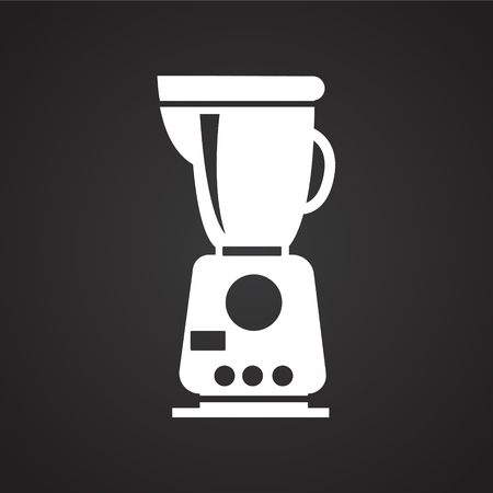 Sport blender on black background iconの写真素材