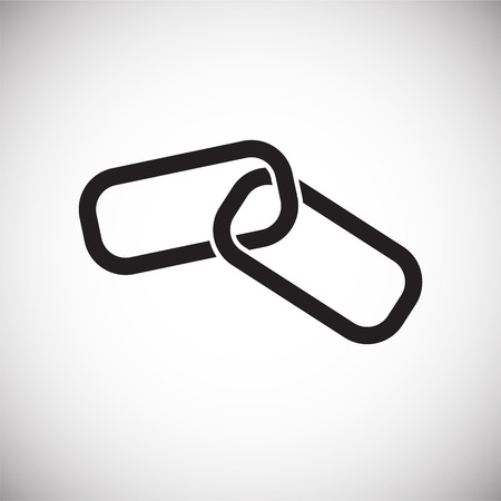 Security link on white background iconの写真素材