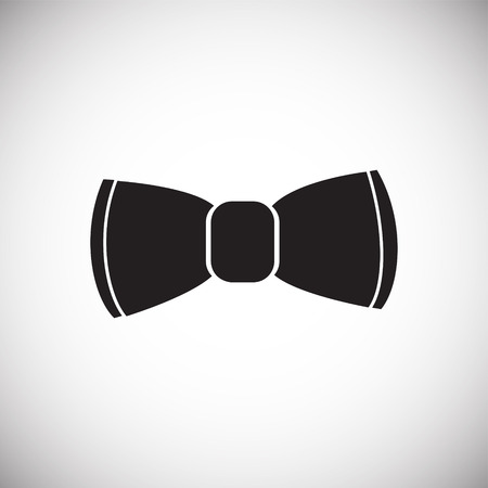 Trendy cute bow on white background iconのイラスト素材