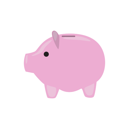 Piggy bank safe icon on white background for graphic and web design, Modern simple vector sign. Internet concept. Trendy symbol for website design web button or mobile app.の写真素材