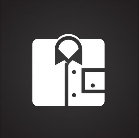 Clean shirt icon on white background for graphic and web design, Modern simple vector sign. Internet concept. Trendy symbol for website design web button or mobile appのイラスト素材