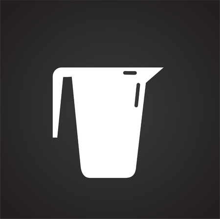 Ladle icon on white background for graphic and web design, Modern simple vector sign. Internet concept. Trendy symbol for website design web button or mobile appの写真素材