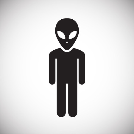 Ufo Alien icon on white background for graphic and web design, Modern simple vector sign. Internet concept. Trendy symbol for website design web button or mobile appのイラスト素材