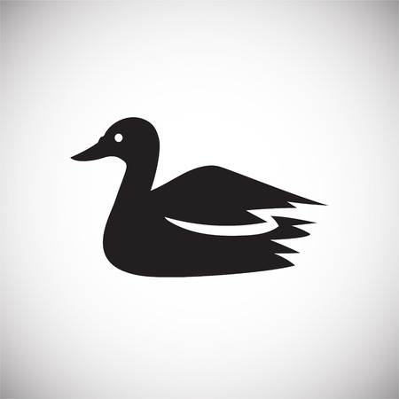 Duck hunt icon on white background for graphic and web design, Modern simple vector sign. Internet concept. Trendy symbol for website design web button or mobile appのイラスト素材