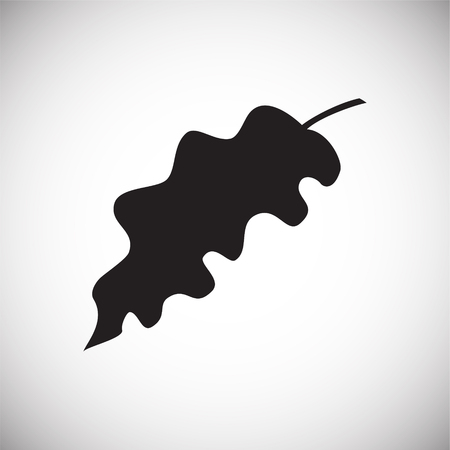 Tropic leaf on white background for graphic and web design, Modern simple vector sign. Internet concept. Trendy symbol for website design web button or mobile appのイラスト素材