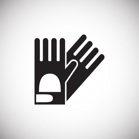 Soccer gloves icon on white background for graphic and web design, Modern simple vector sign. Internet concept. Trendy symbol for website design web button or mobile appのイラスト素材