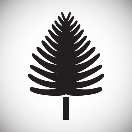 Tree icon on white background for graphic and web design, Modern simple vector sign. Internet concept. Trendy symbol for website design web button or mobile appのイラスト素材