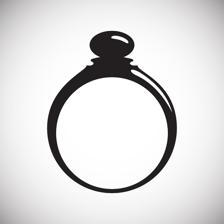 Ring icon on white background for graphic and web design, Modern simple vector sign. Internet concept. Trendy symbol for website design web button or mobile appの写真素材