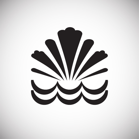 Water icon blue set on black background for graphic and web design, Modern simple vector sign. Internet concept. Trendy symbol for website design web button or mobile appのイラスト素材