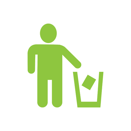 Recycling icon on white background for graphic and web design, Modern simple vector sign. Internet concept. Trendy symbol for website design web button or mobile appの写真素材