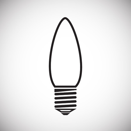 Lamp icon on white background for graphic and web design, Modern simple vector sign. Internet concept. Trendy symbol for website design web button or mobile appのイラスト素材
