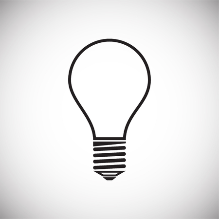 Lamp icon on white background for graphic and web design, Modern simple vector sign. Internet concept. Trendy symbol for website design web button or mobile appのイラスト素材