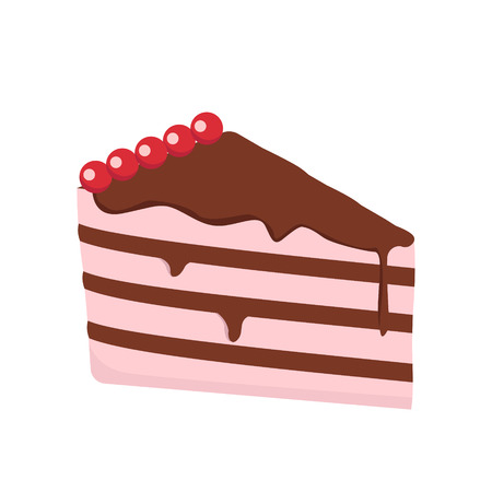 Cake icon on white background for graphic and web design, Modern simple vector sign. Internet concept. Trendy symbol for website design web button or mobile appのイラスト素材