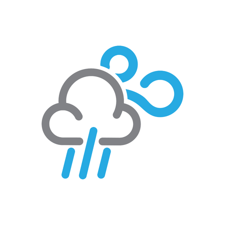 Waether icon on white background for graphic and web design, Modern simple vector sign. Internet concept. Trendy symbol for website design web button or mobile appのイラスト素材