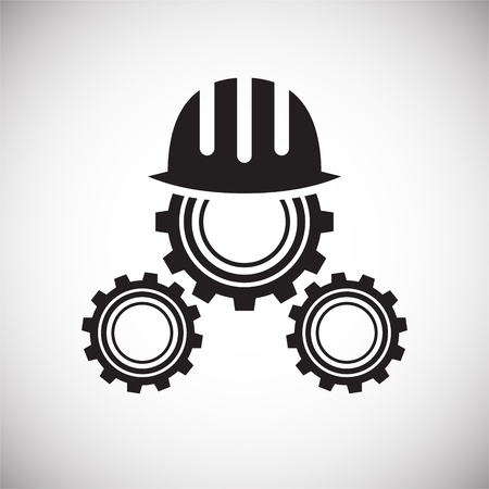 Engineering icon on white background for graphic and web design, Modern simple vector sign. Internet concept. Trendy symbol for website design web button or mobile appの写真素材