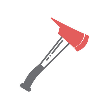 Fire axe icon on white background for graphic and web design, Modern simple vector sign. Internet concept. Trendy symbol for website design web button or mobileの写真素材