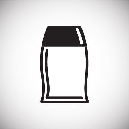 Bottle icon on white background for graphic and web design, Modern simple vector sign. Internet concept. Trendy symbol for website design web button or mobile appの写真素材