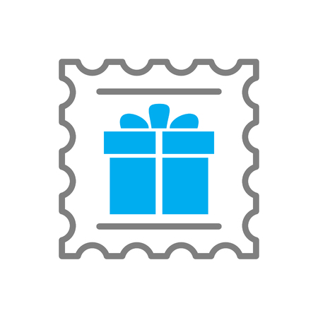 Online shopping label icon on white background for graphic and web design, Modern simple vector sign. Internet concept. Trendy symbol for website design web button or mobile appのイラスト素材