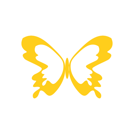 Butterfly icon on white background for graphic and web design, Modern simple vector sign. Internet concept. Trendy symbol for website design web button or mobile appのイラスト素材