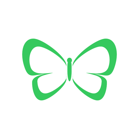 Butterfly icon on white background for graphic and web design, Modern simple vector sign. Internet concept. Trendy symbol for website design web button or mobile appのイラスト素材