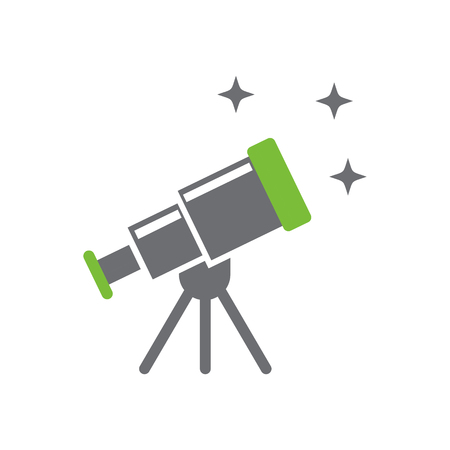 Astronomy icon on white background for graphic and web design, Modern simple vector sign. Internet concept. Trendy symbol for website design web button or mobile appのイラスト素材