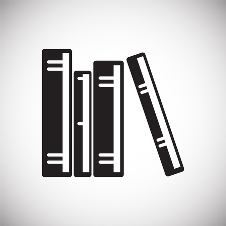 Book learning icon on white background for graphic and web design, Modern simple vector sign. Internet concept. Trendy symbol for website design web button or mobile appのイラスト素材