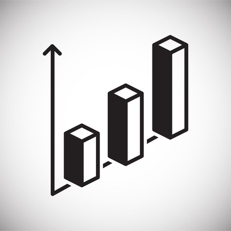 Data analysys icon on white background for graphic and web design, Modern simple vector sign. Internet concept. Trendy symbol for website design web button or mobile appのイラスト素材