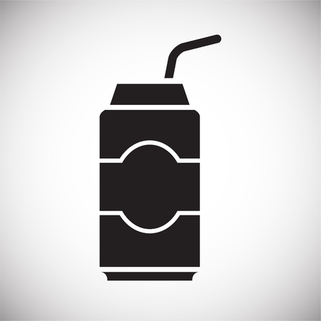 Beverage icon on white background for graphic and web design, Modern simple vector sign. Internet concept. Trendy symbol for website design web button or mobile appのイラスト素材