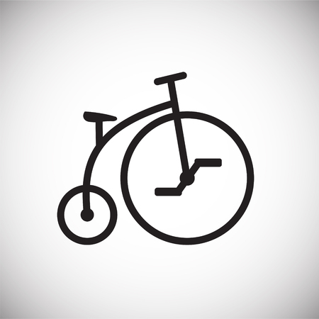 Bicycle icon on white background for graphic and web design, Modern simple vector sign. Internet concept. Trendy symbol for website design web button or mobile appのイラスト素材
