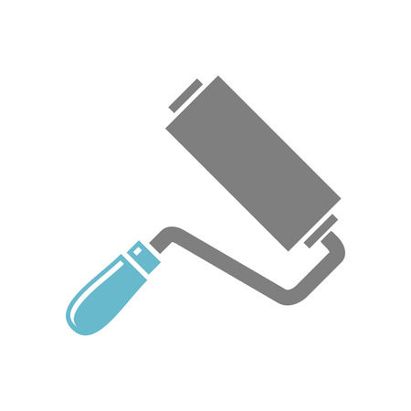 Tool roller icon on white background for graphic and web design, Modern simple vector sign. Internet concept. Trendy symbol for website design web button or mobile appのイラスト素材