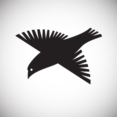 Bird icons set on white background for graphic and web design, Modern simple vector sign. Internet concept. Trendy symbol for website design web button or mobile appのイラスト素材