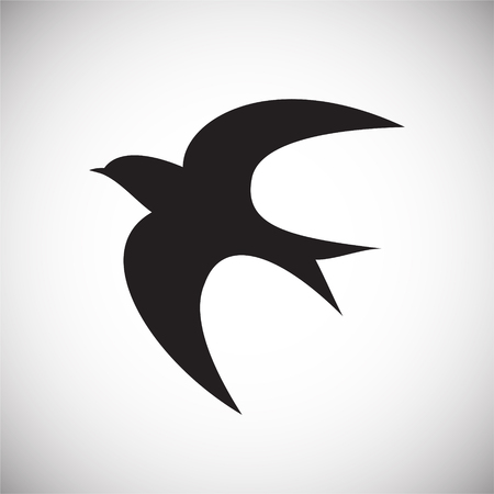 Bird icons set on white background for graphic and web design, Modern simple vector sign. Internet concept. Trendy symbol for website design web button or mobile appのイラスト素材