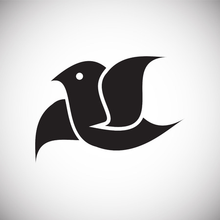 Bird icons set on white background for graphic and web design, Modern simple vector sign. Internet concept. Trendy symbol for website design web button or mobile appのイラスト素材