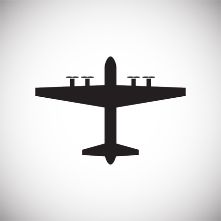 Airplane icons on white background for graphic and web design, Modern simple vector sign. Internet concept. Trendy symbol for website design web button or mobile appの写真素材