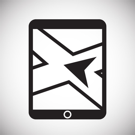 Navigation icon on white background for graphic and web design, Modern simple vector sign. Internet concept. Trendy symbol for website design web button or mobile appのイラスト素材