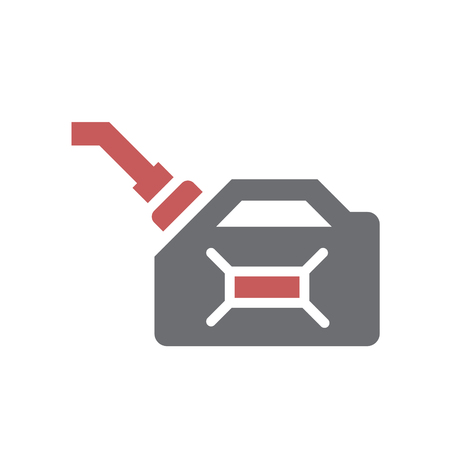 Car fuel icon on white background for graphic and web design, Modern simple vector sign. Internet concept. Trendy symbol for website design web button or mobile appのイラスト素材