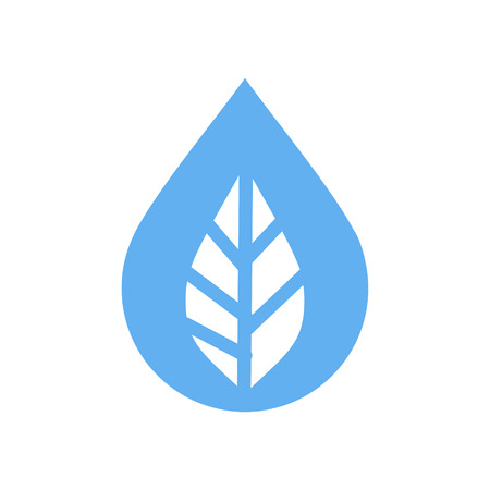 Drop water icon on white background for graphic and web design, Modern simple vector sign. Internet concept. Trendy symbol for website design web button or mobile appのイラスト素材