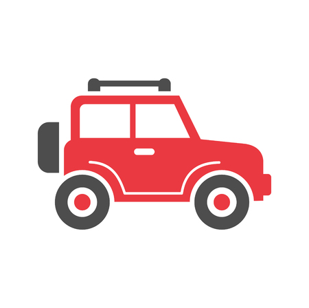 Car icon on background for graphic and web design. Simple vector sign. Internet concept symbol for website button or mobile app.のイラスト素材