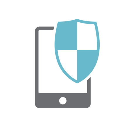 Spam protection icon on background for graphic and web design. Simple vector sign. Internet concept symbol for website button or mobile app.のイラスト素材