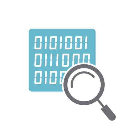Cyber securty icon on background for graphic and web design. Simple vector sign. Internet concept symbol for website button or mobile app.のイラスト素材