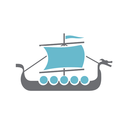 Ship icon on background for graphic and web design. Simple vector sign. Internet concept symbol for website button or mobile appのイラスト素材