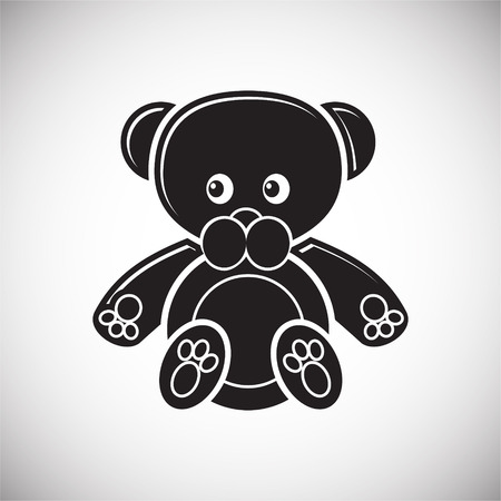 Toys icon on background for graphic and web design. Simple vector sign. Internet concept symbol for website button or mobile appのイラスト素材
