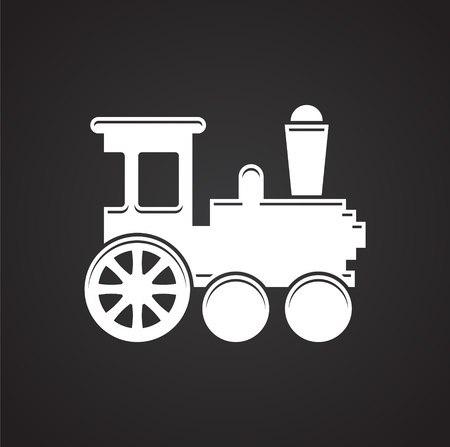 Toys icon on background for graphic and web design. Simple vector sign. Internet concept symbol for website button or mobile appのイラスト素材