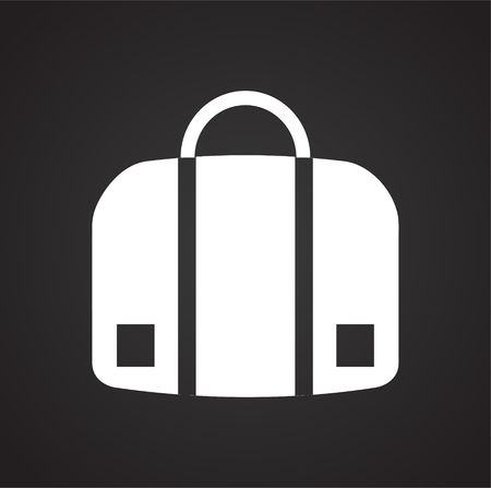 Case icon on background for graphic and web design. Simple vector sign. Internet concept symbol for website button or mobile appのイラスト素材