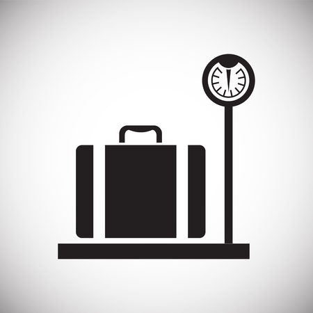 Case icon on background for graphic and web design. Simple vector sign. Internet concept symbol for website button or mobile appのイラスト素材